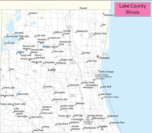 Lake County Map